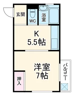 東亜ビル【201号室】の間取り