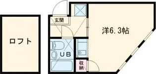 シャンテ東十条【3階】の間取り