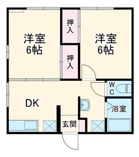 メゾンオーウラ【2階】の間取り