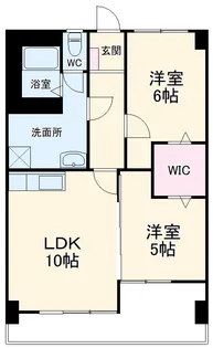 大羽マンション【6階】の間取り