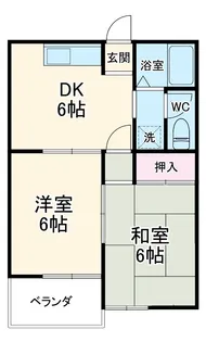 シャルム杉【2階】の間取り