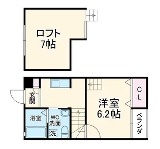 マーベラス柴田【A202号室】の間取り