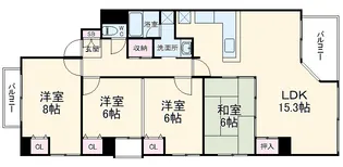 ヒーポップ・ヴィラ【702号室】の間取り