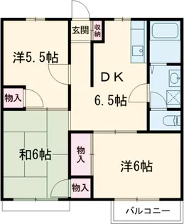 第4クレールひだか【2階】の間取り