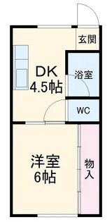 城見荘【C号室】の間取り