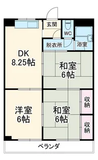 グランドビル永吉【3階】の間取り