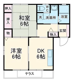 ディアス富士見台 C棟【2階】の間取り