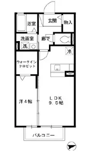 エスペランサ【2階】の間取り