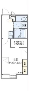 レオパレスウイングコートヤチヨ【203号室】の間取り