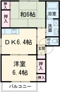 パークサイドA【1階】の間取り