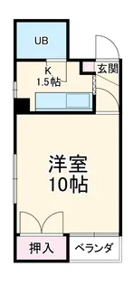 シャンポール南陽【2A号室】の間取り