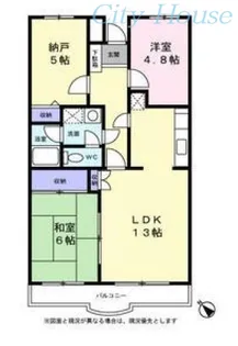 グレース高尾【5階】の間取り