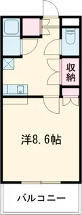 アイビス小絹A【1階】の間取り