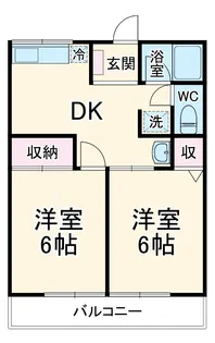 シティハイム ハイテールⅠ【1階】の間取り