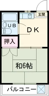 竹内コーポ【2階】の間取り