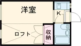 フェリス祖師谷【1階】の間取り