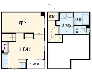 SQUARE大同【2階】の間取り