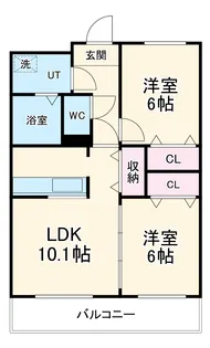 ロハス【2階】の間取り