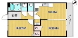 赤羽ハイコーポ【9階】の間取り