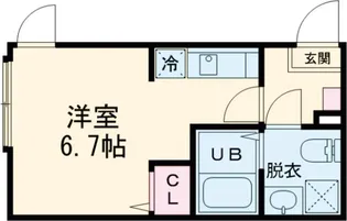 クリエ ボヌール【2階】の間取り