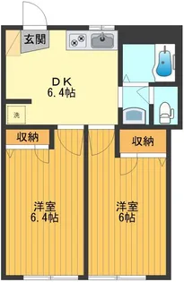 サニーハイム【2階】の間取り