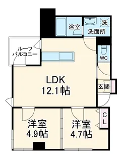ルミアージュ登戸【601号室】の間取り