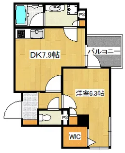 ルミアージュ登戸【6階】の間取り