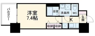 S-RESIDENCE堀田【9階】の間取り