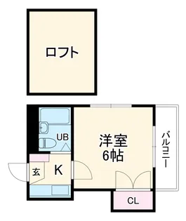 21世紀ハイツ堀田【208号室】の間取り
