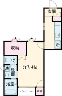 本町山岸ハイツ【105号室】の間取り