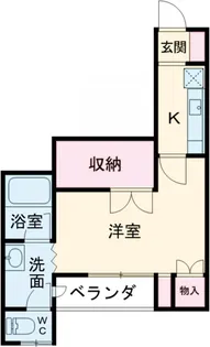 本町山岸ハイツ【203号室】の間取り