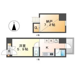 美Silent motoyama【6階】の間取り