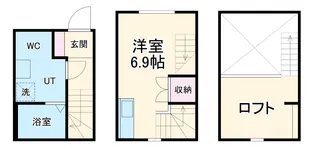 バステトこがね【E号室】の間取り