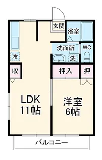 ベルグランK【2階】の間取り
