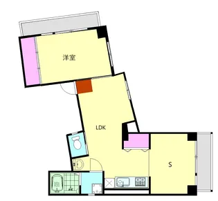 岩本ビル【302号室】の間取り