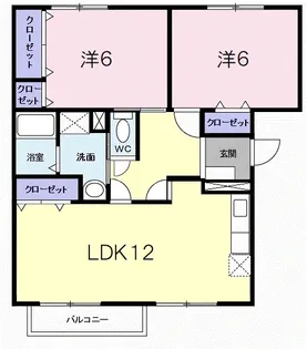 キャッスルニューエルⅡ【2階】の間取り