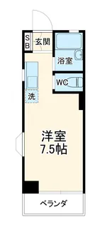 ロジュマンパレス【2階】の間取り
