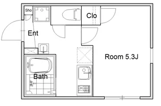 グレースコート町屋【3階】の間取り