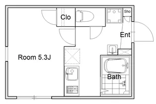 グレースコート町屋【2階】の間取り