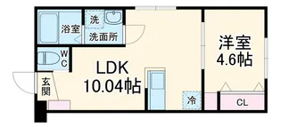 ウォーターフロント笑学【1階】の間取り