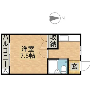 オーガスタK2【108号室】の間取り