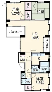 ARK-io【3階】の間取り