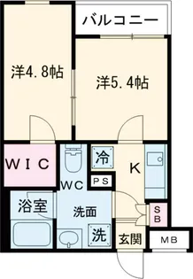 アイルグランデ品川【102号室】の間取り