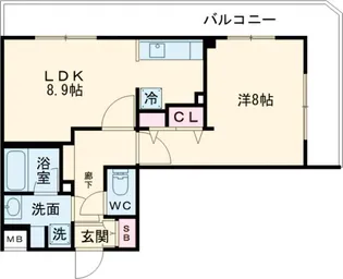 アイルグランデ品川【5階】の間取り