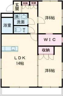 クレイドル若宮【1階】の間取り