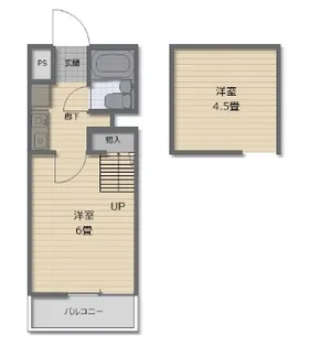 イエローハウス【2階】の間取り