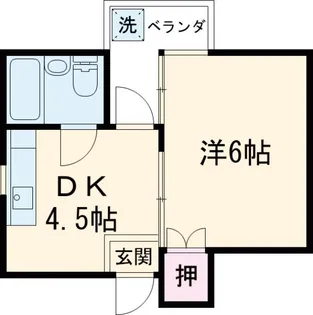五十川ビル【3階】の間取り