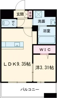 LIBTH松山Ⅲ【204号室】の間取り