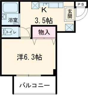 駒沢DSビル【3-B号室】の間取り