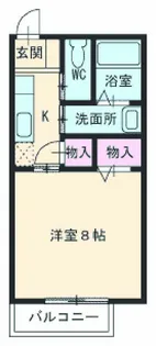 エタニティーPartⅦ【103号室】の間取り